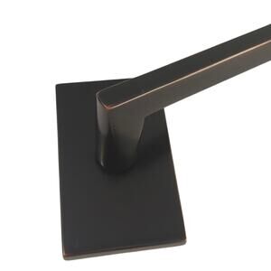 Emtek 5052HLOUS10B Helios Dummy Lever Rectangular Door Handle Oil Rubbed Bronze